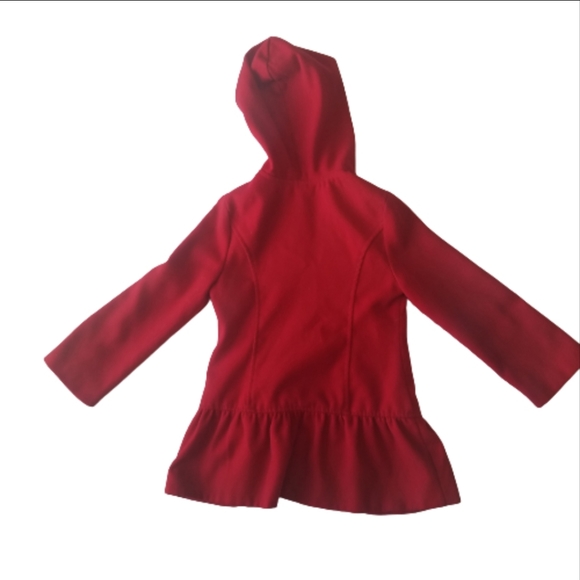 IZ Amy Byer Girls Dress Peacoat Jacket Red Sz 6X - Picture 5 of 9
